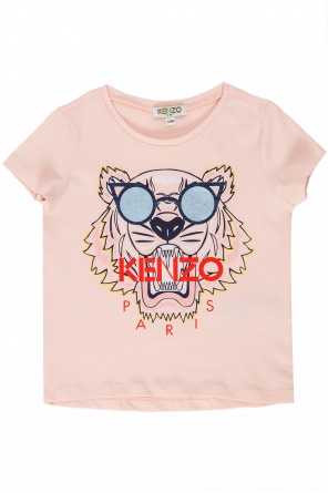 T-shirt with a tiger head print, zdjęcie 1 T-shirt with a tiger head print od Kenzo Kids